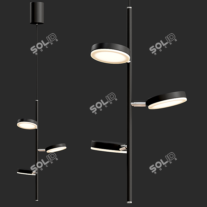 Elegant Maytoni Pendant Light 3D model image 6