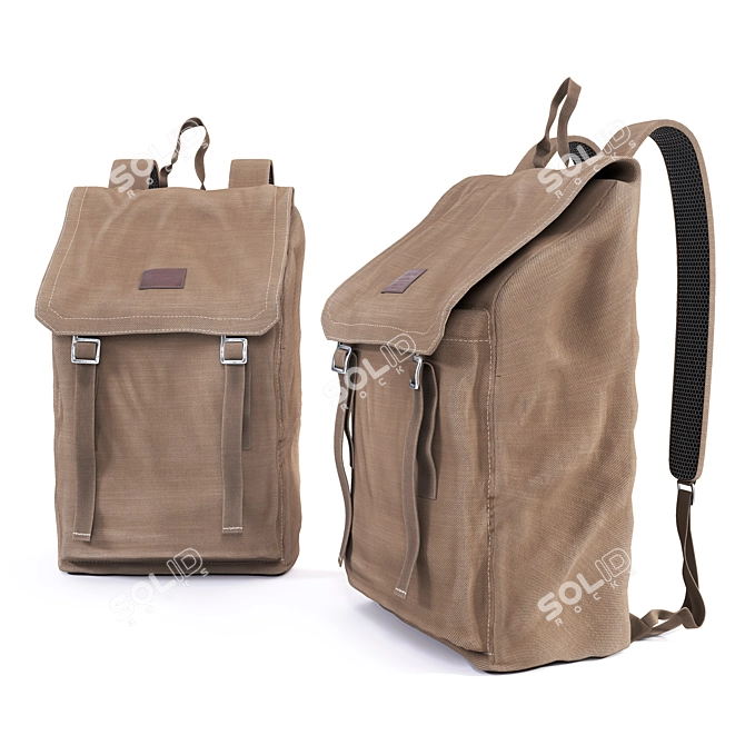 High-Resolution Backpack: Corona & Vray 3D model image 2