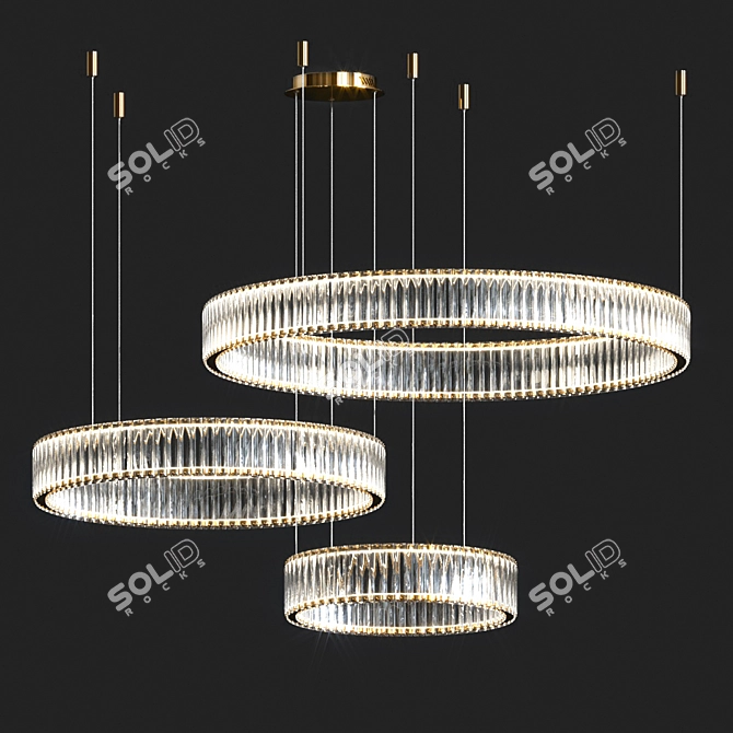 Elegant Bertolda Wall Art 3D model image 1