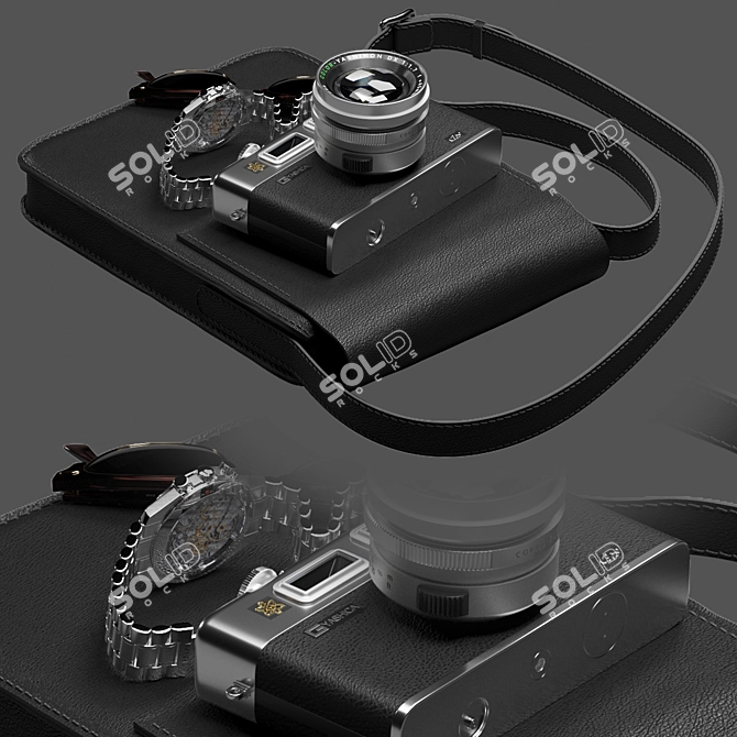 Essential Men's Accessory Set 3D model image 3