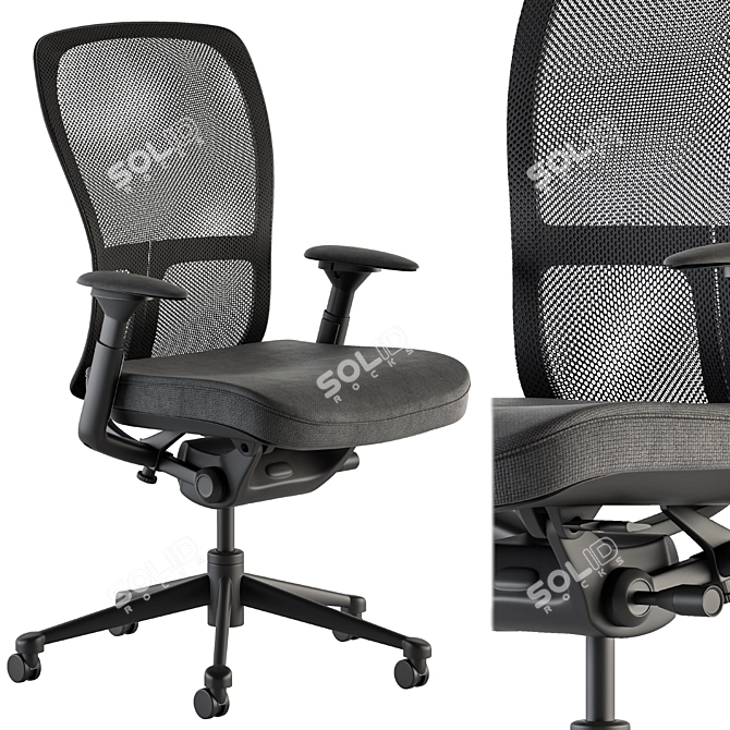 ErgoTech Office Chair: Zodi 3D model image 4