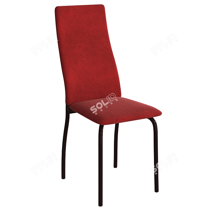 Wave OM | Metal Frame Chair 3D model image 1