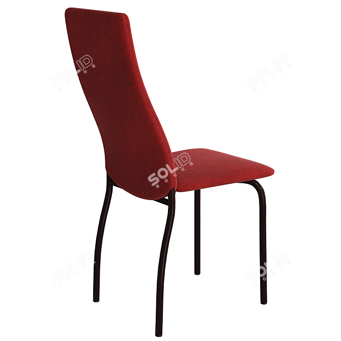 Wave OM | Metal Frame Chair 3D model image 2