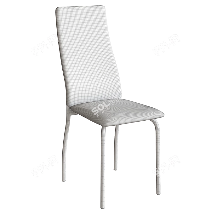 Wave OM | Metal Frame Chair 3D model image 5