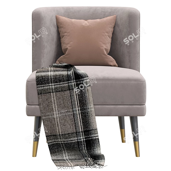 Key West Armchair: Stylish Comfort for Any Space 3D model image 1