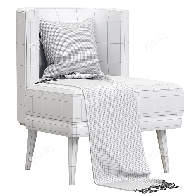 Key West Armchair: Stylish Comfort for Any Space 3D model image 3