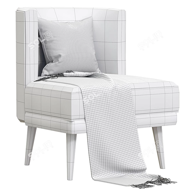 Key West Armchair: Stylish Comfort for Any Space 3D model image 6