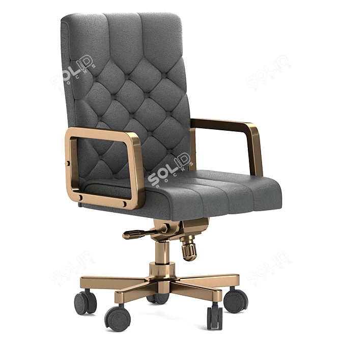 Modern Office Chair Set 3D model image 1