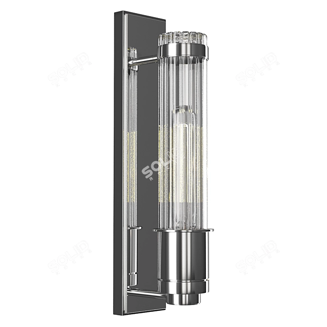 Elegant Bathroom Wall Sconce by Elstead Lighting 3D model image 1