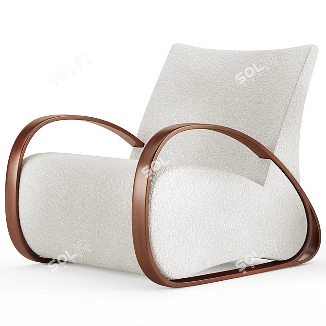 Baleine Studio Chair: Elegant and Functional 3D model image 1