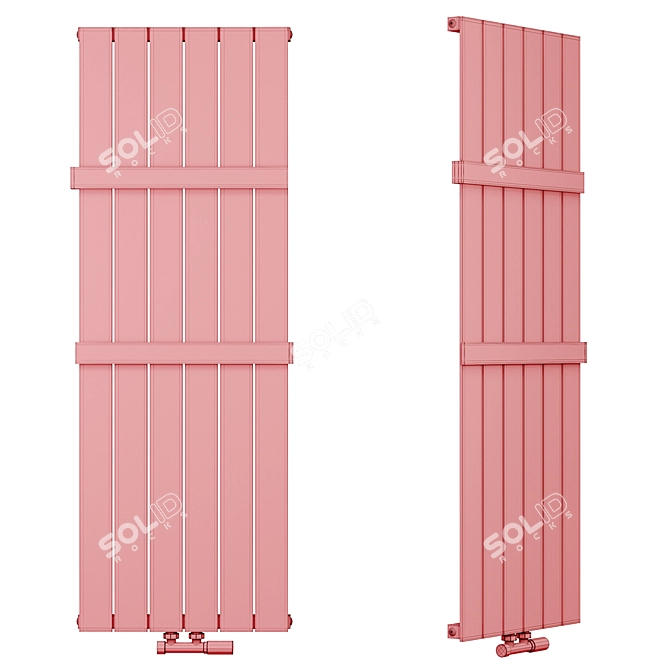 Diamond Line King Designradiator 3D model image 2