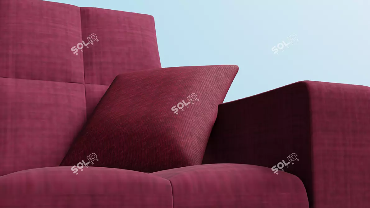 Modern 3D Sofa Design 3D model image 5