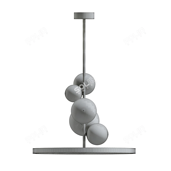 Modern IONA B Pendant Light 3D model image 3