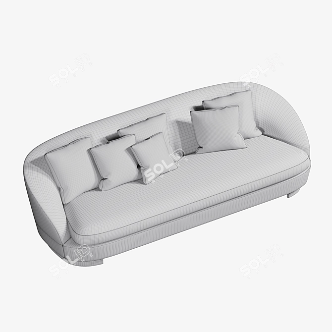 Elegant and Chic: Jacques Sofa 3D model image 2