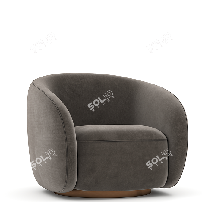 EICHHOLTZ_armchair: Sleek, Contemporary Seating 3D model image 1