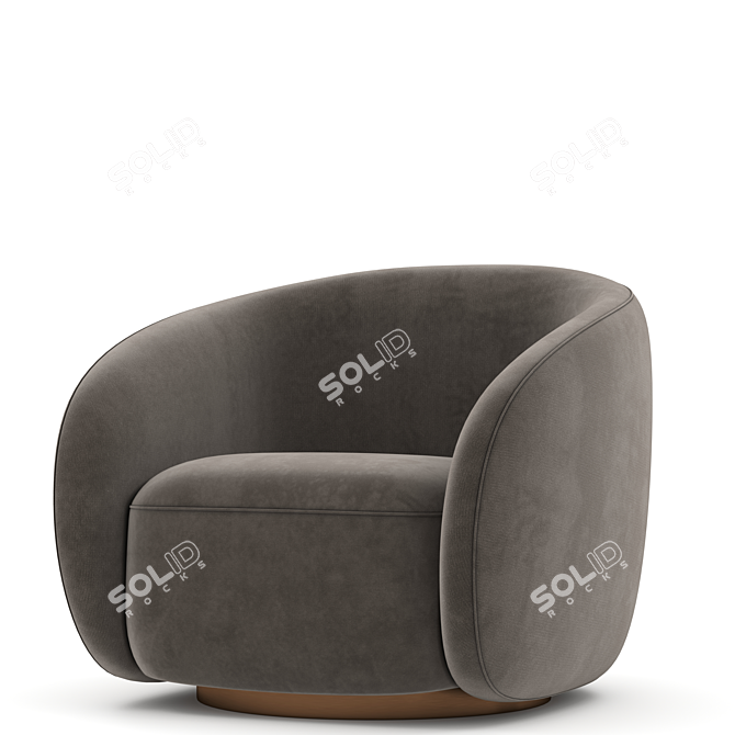 EICHHOLTZ_armchair: Sleek, Contemporary Seating 3D model image 2