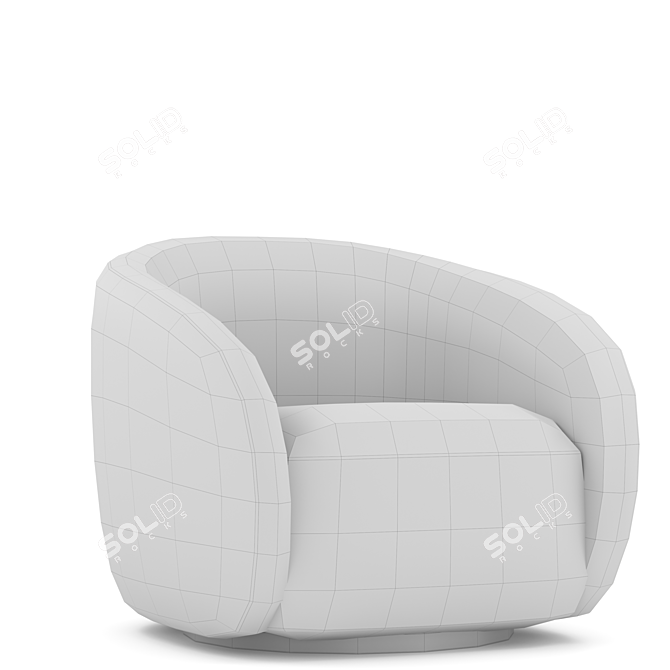 EICHHOLTZ_armchair: Sleek, Contemporary Seating 3D model image 3