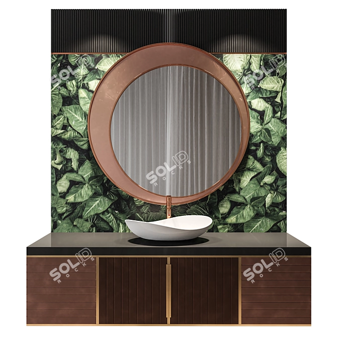 Luxury Bathroom 70: High-End 3Dmax Archive 3D model image 1