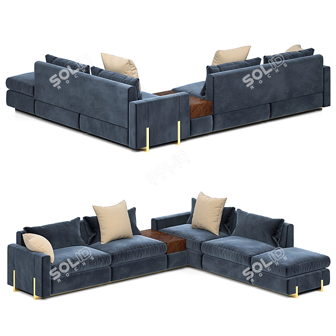 Modular Mario Sofa 3D model image 2