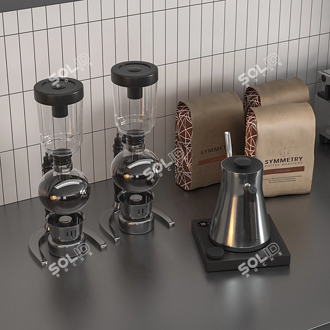 Coffee Shop 05: FBX Export, Centimeter Units 3D model image 4