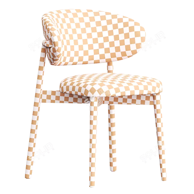 Oleandro Chair: Modern Wood Elegance 3D model image 5