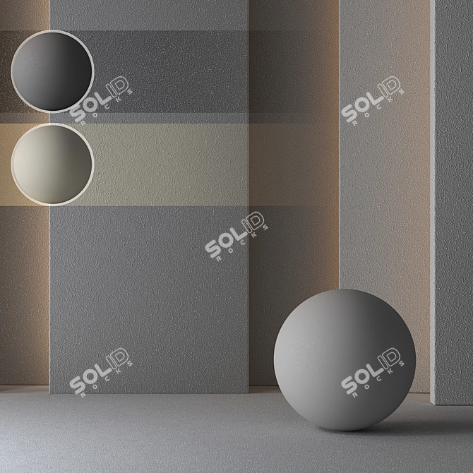 Seamless Tile Drywall Panels 3D model image 1
