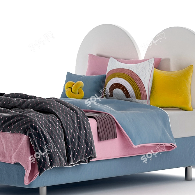 Happy Color Corner Bed Set 3D model image 3