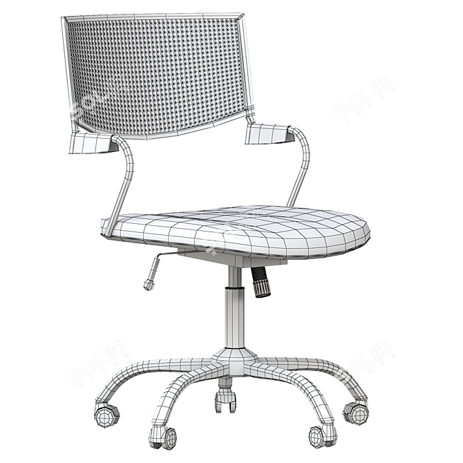 Kantor Ichiko Exel Office Chair 3D model image 6