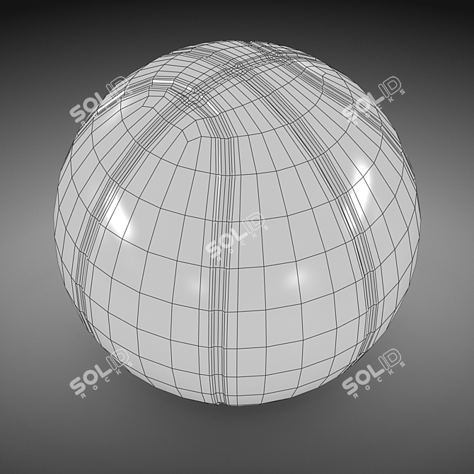 ProCourt Official Basketball - 30 cm 3D model image 6