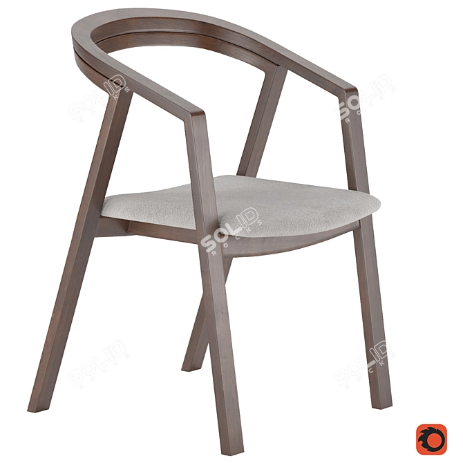 Modern UU Miyazaki Chair 3D model image 7