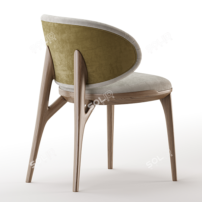 Pinnacle Dining Chair: Modern Design 3D model image 2