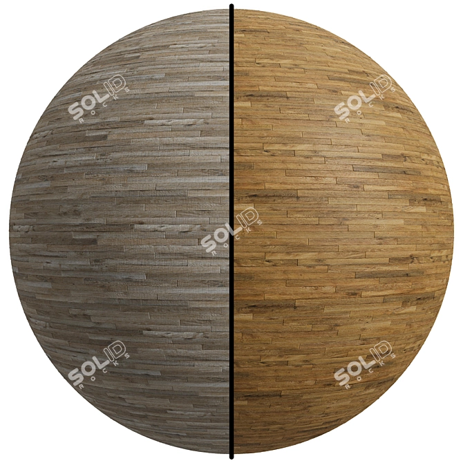 Seamless Wood Parquet Set | High-res Texture 3D model image 1