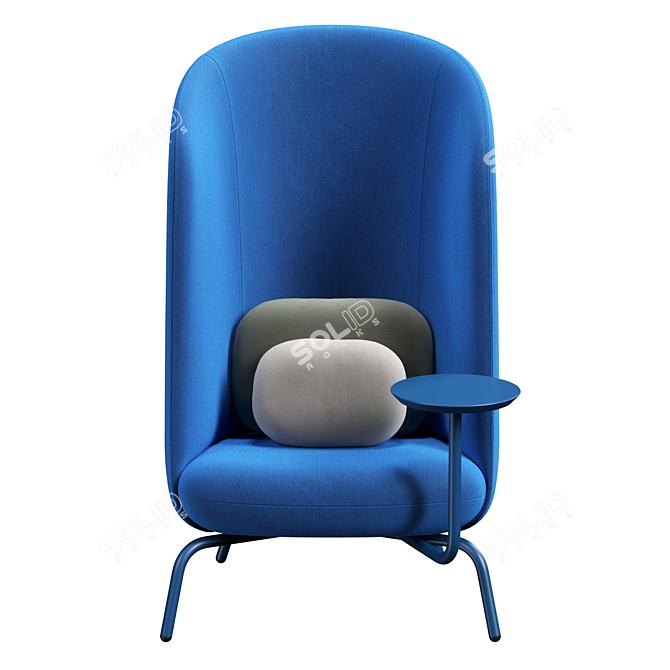 Cozy Nest XL Chair: Ultimate Comfort for Relaxation 3D model image 2