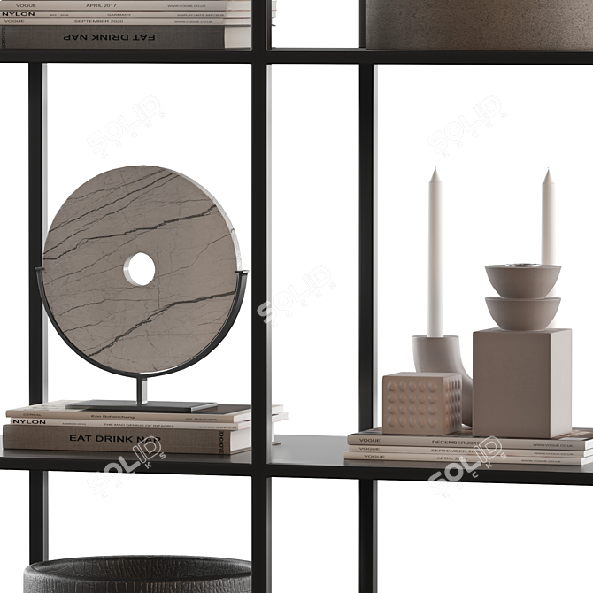 Zara Pampas Decor Set 3D model image 3