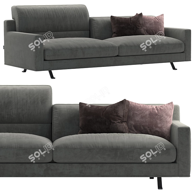 Luxurious James Frigerio Salotti Sofa 3D model image 1