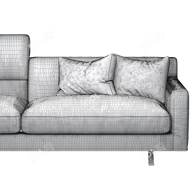 Luxurious James Frigerio Salotti Sofa 3D model image 5