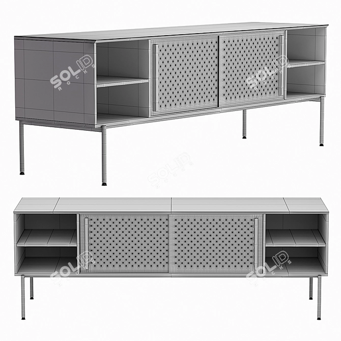 URIBITARTE TV Stand - Contemporary Design 3D model image 2