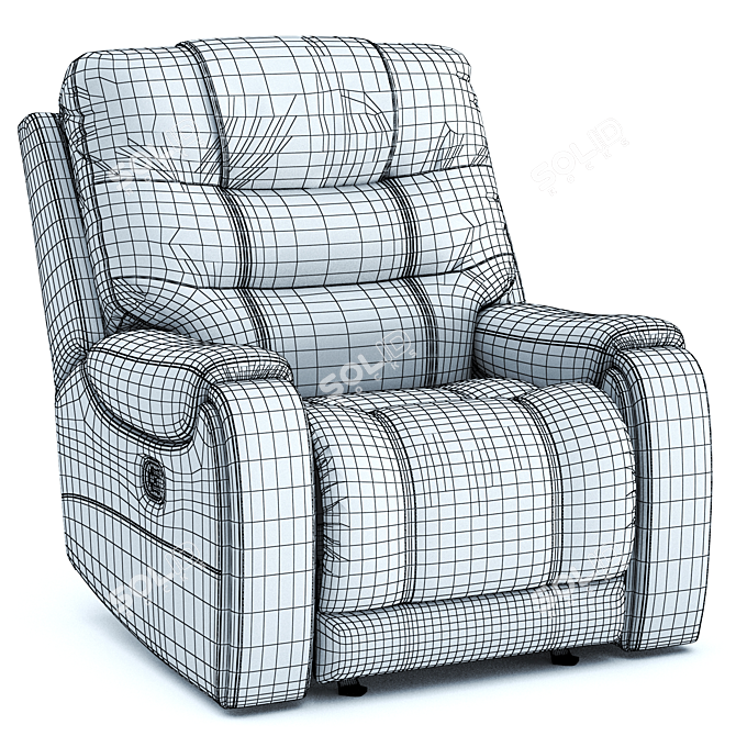 Luxury Recline: Yacolt Power Armchair 3D model image 5