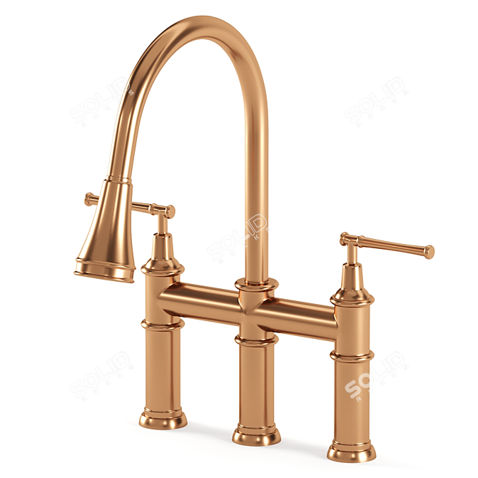 Elevate Your Kitchen: KRAUS Faucets 3D model image 3