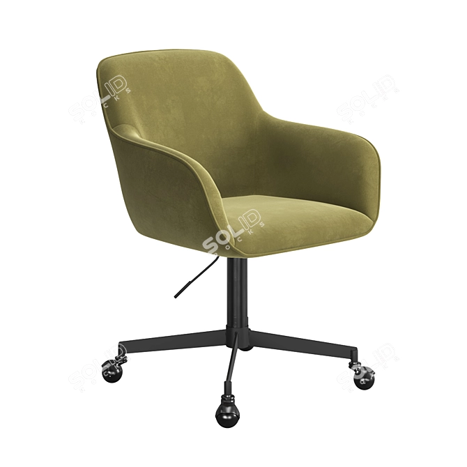 Sylvia Ergonomic Office Chair 3D model image 1