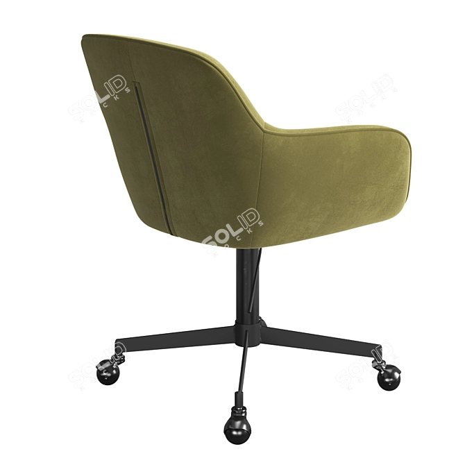 Sylvia Ergonomic Office Chair 3D model image 5