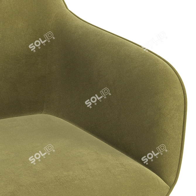 Sylvia Ergonomic Office Chair 3D model image 6