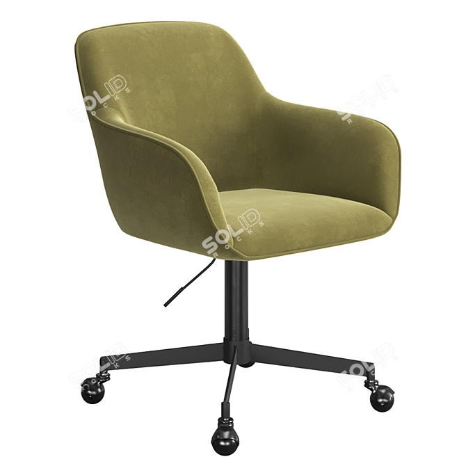 Sylvia Ergonomic Office Chair 3D model image 8