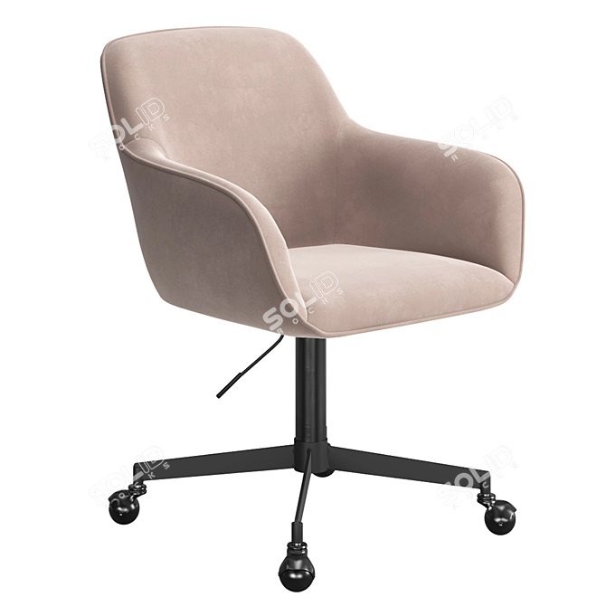 Sylvia Ergonomic Office Chair 3D model image 9