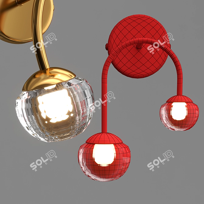 Sleek NALA Design Lamps 3D model image 3
