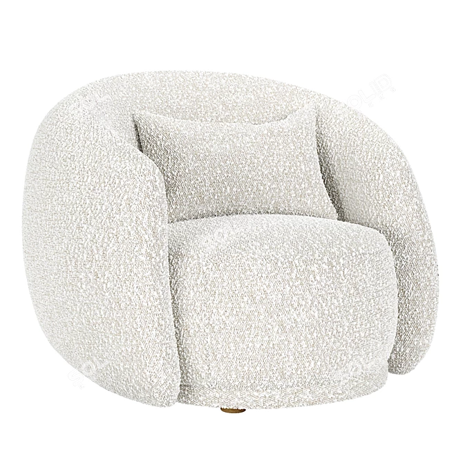 Cozy Cocoon Chair: Moroso Pacific 3D model image 1