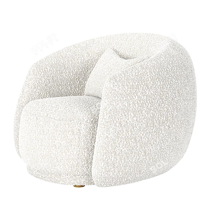 Cozy Cocoon Chair: Moroso Pacific 3D model image 3