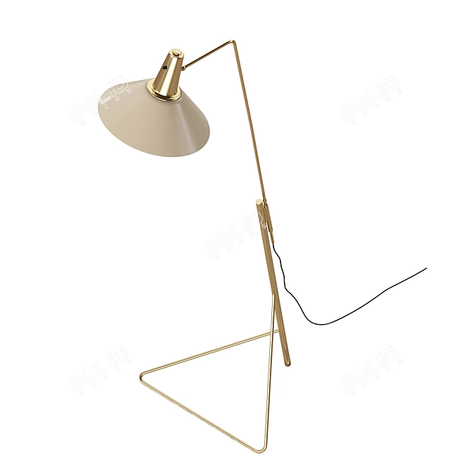 Sleek Gino Sarfatti Lamp: Modern Design, Timeless Elegance 3D model image 3