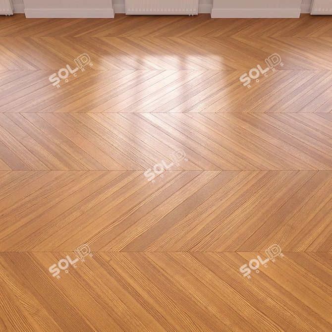 Title: High-Quality Parquet Laminate 3D model image 2