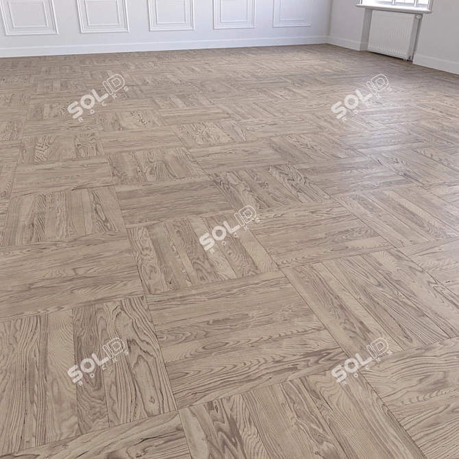 Title: High-Quality Parquet Laminate 3D model image 3